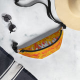 Orange abstract Fanny Pack