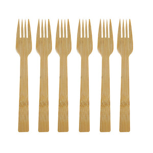 Eco-Friendly Tableware, Biodegradable Kitchen Utensils, Bamboo Cutlery Set, Wooden Knife Fork Spoon, Flatware Set